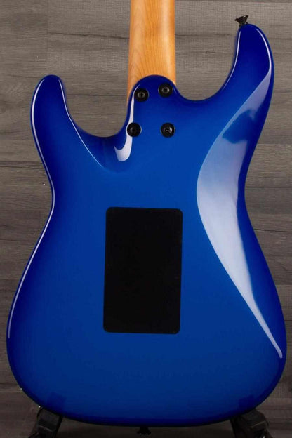 Charvel - PRO-MOD Plus So-cal style 1 HH Floyd rose - Blueburst back view showcasing a vibrant blue finish.