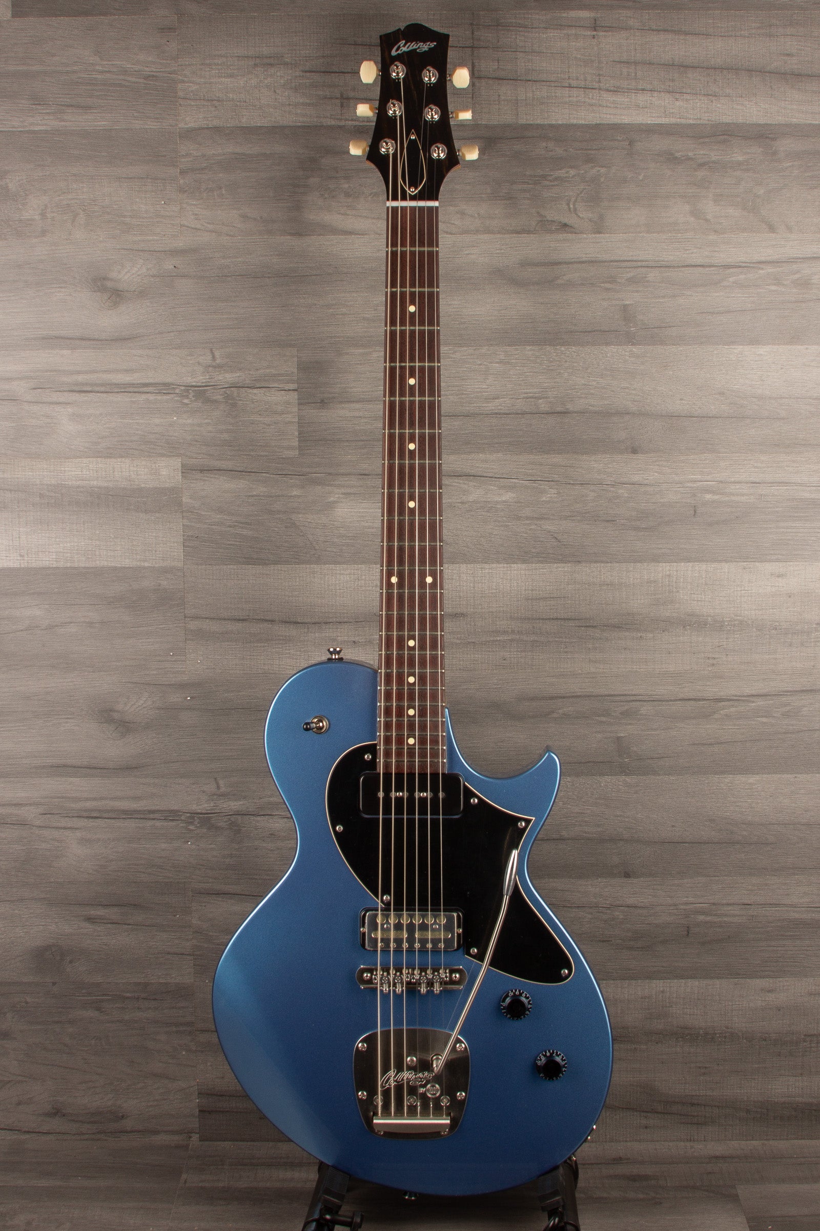 Collings 360 LT M Electric Guitar - Pelham Blue, Alder Body, Lollar Pickups & Figured Maple Neck