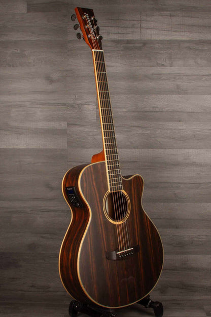 B Stock - Tanglewood DBT SFCE AEB - Exotic Ebony Electro Acoustic Guitar
