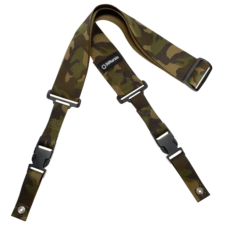 DiMarzio ClipLock Quick Release Guitar Strap - Camo