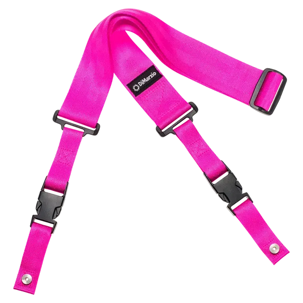 Dimarzio ClipLock® Quick Release Guitar Strap 2" Nylon - Neon Pink