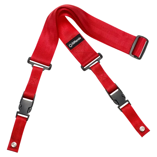 Dimarzio ClipLock® Quick Release Guitar Strap 2" nylon, red