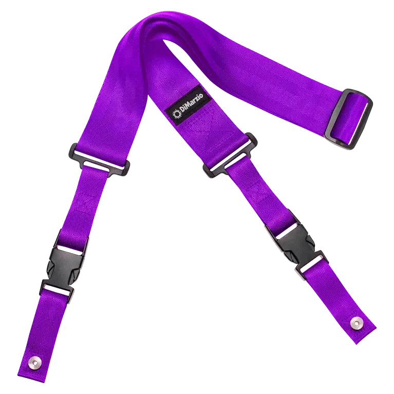 Dimarzio ClipLock® Quick Release Guitar Strap 2" nylon, Purple