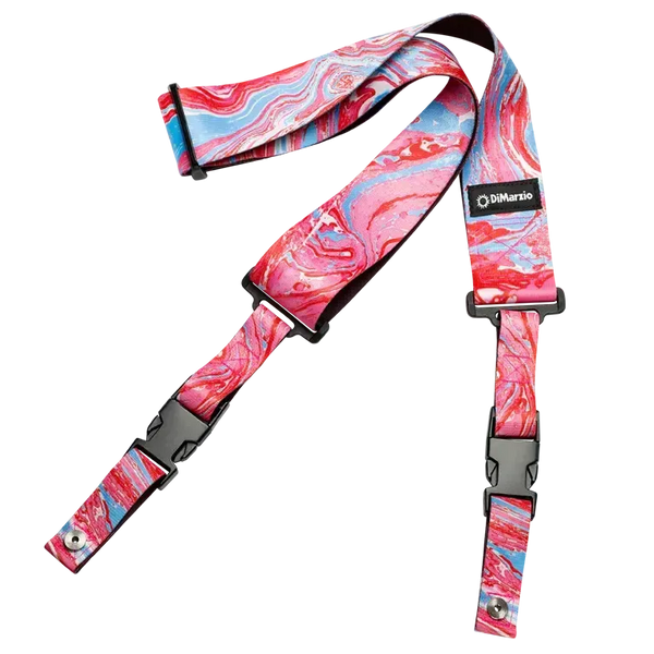 Dimarzio ClipLock® Steve Vai - Cherry Universe - Guitar Strap