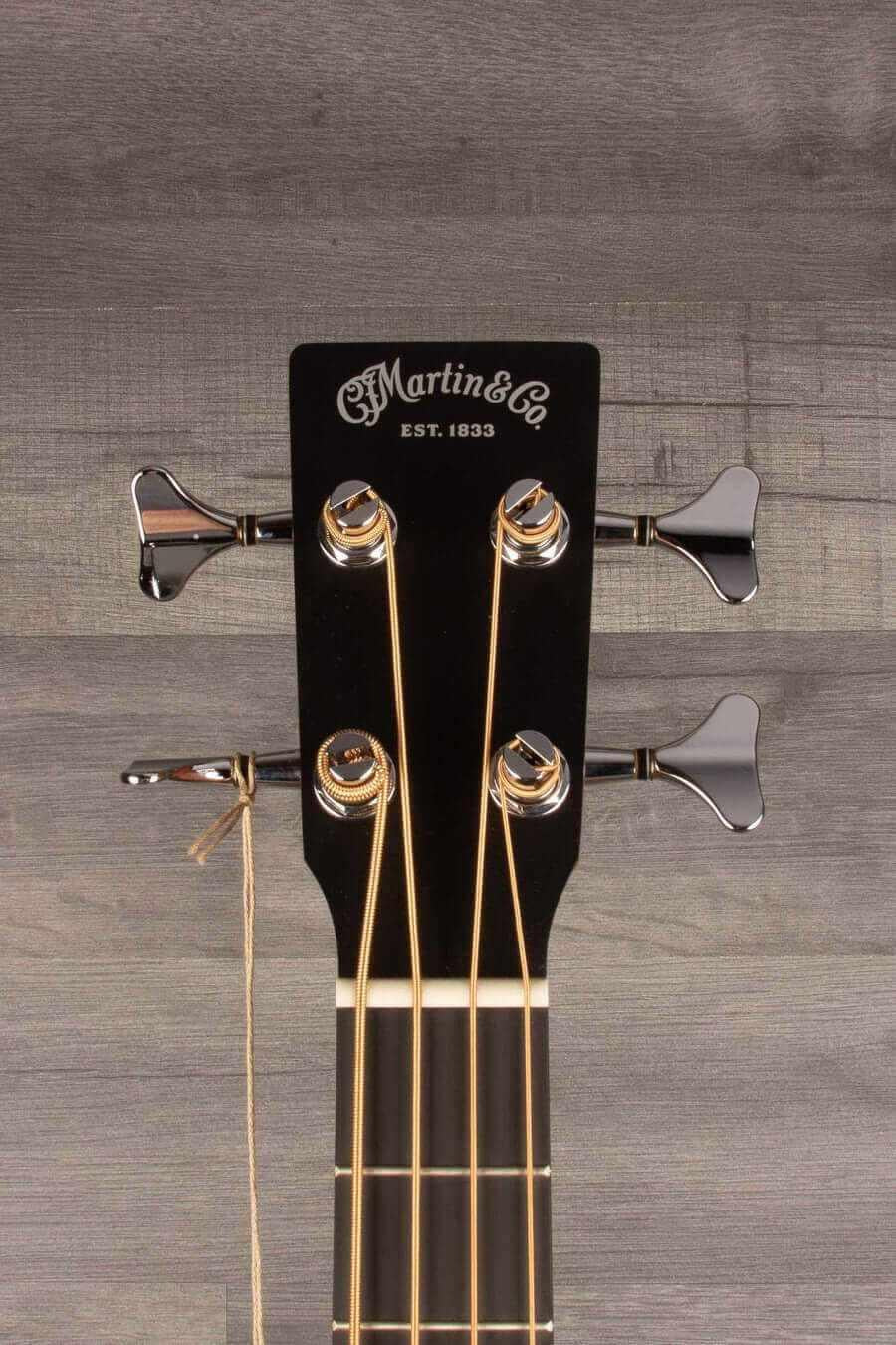 Martin DJR-10E Dreadnought Junior Short Scale Bass Guitar - Acoustic Burst