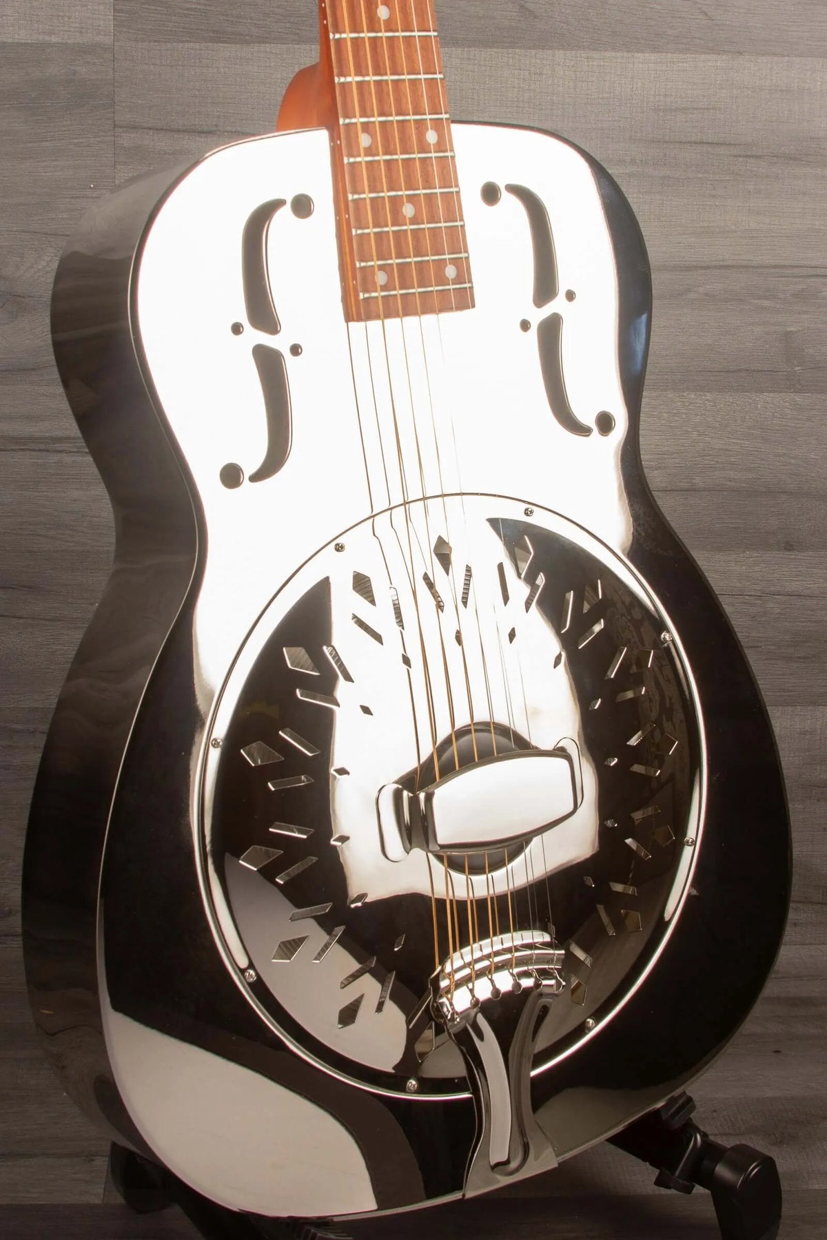 Epiphone Dobro Hound Dog M-14 Metal Body Resonator, Round Neck - MusicStreet