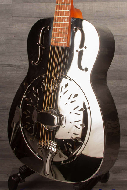 Epiphone Dobro Hound Dog M-14 Metal Body Resonator, Round Neck