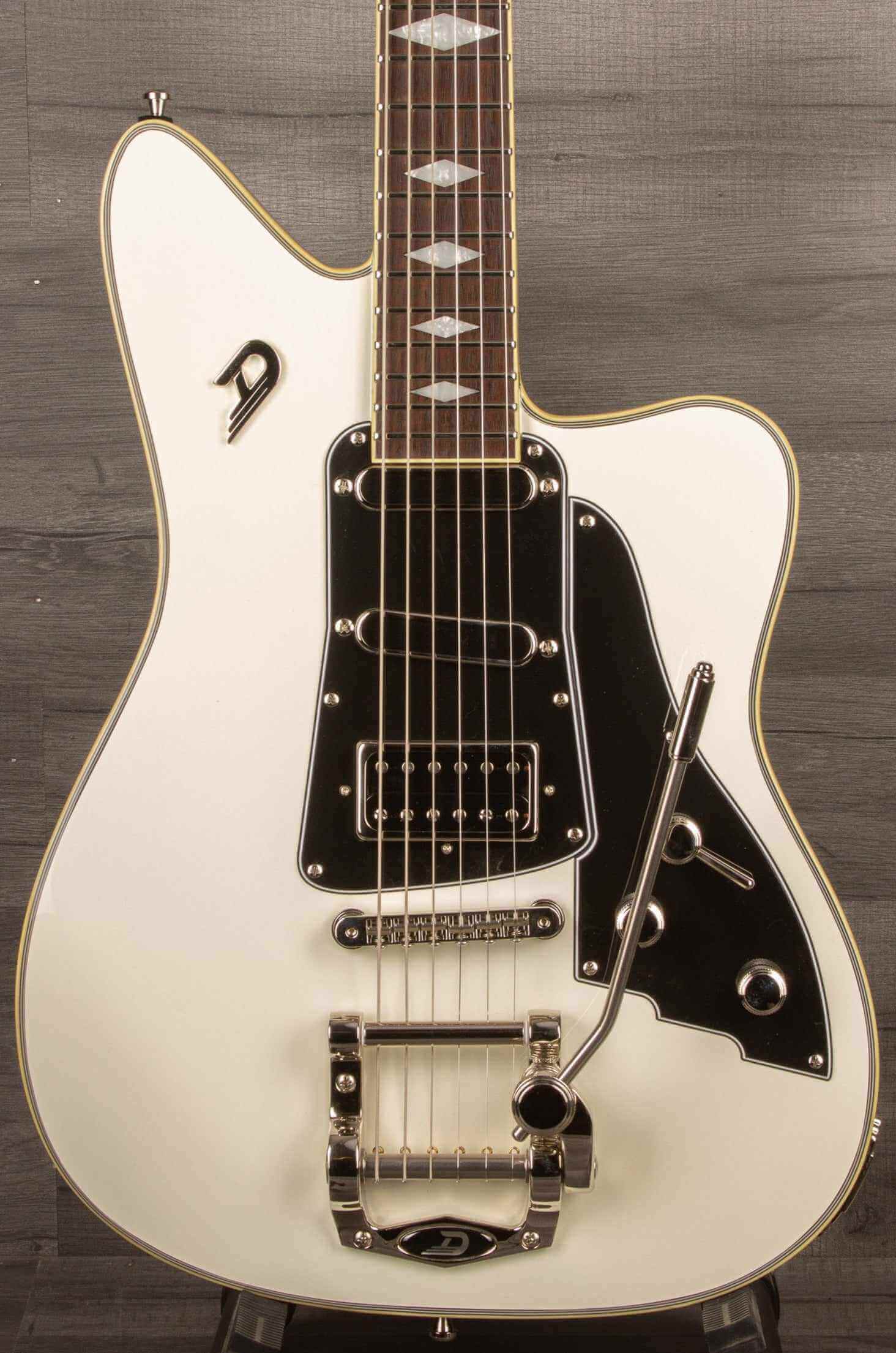 Duesenberg Paloma White Electric Guitar (Includes Hard Case)