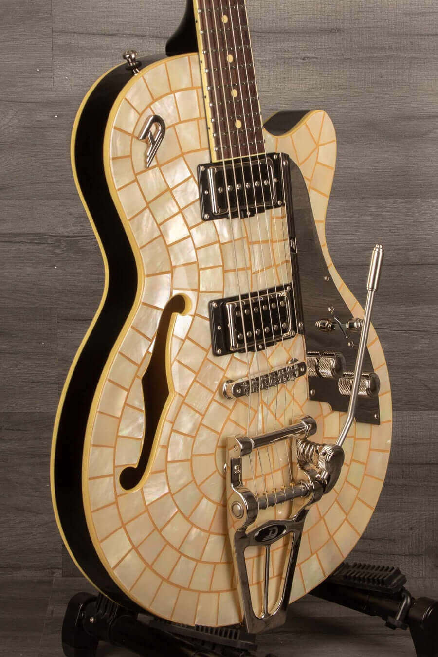 Duesenberg Starplayer Tv Electric Guitar Ice Pearl With Hard Case