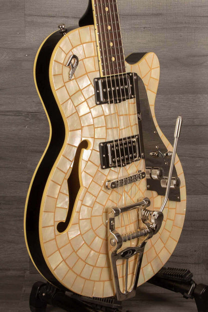 Duesenberg Starplayer Tv Electric Guitar Ice Pearl With Hard Case