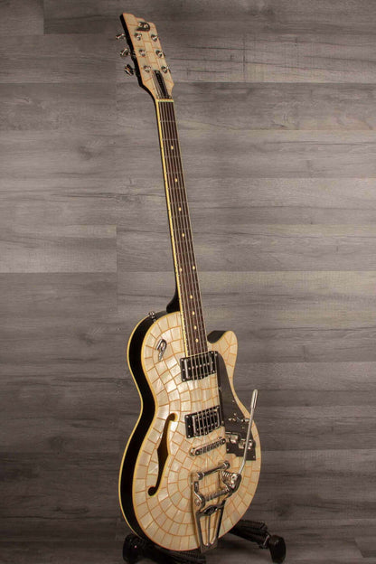 Duesenberg Starplayer Tv Electric Guitar Ice Pearl With Hard Case