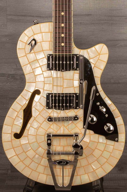 Duesenberg Starplayer Tv Electric Guitar Ice Pearl With Hard Case