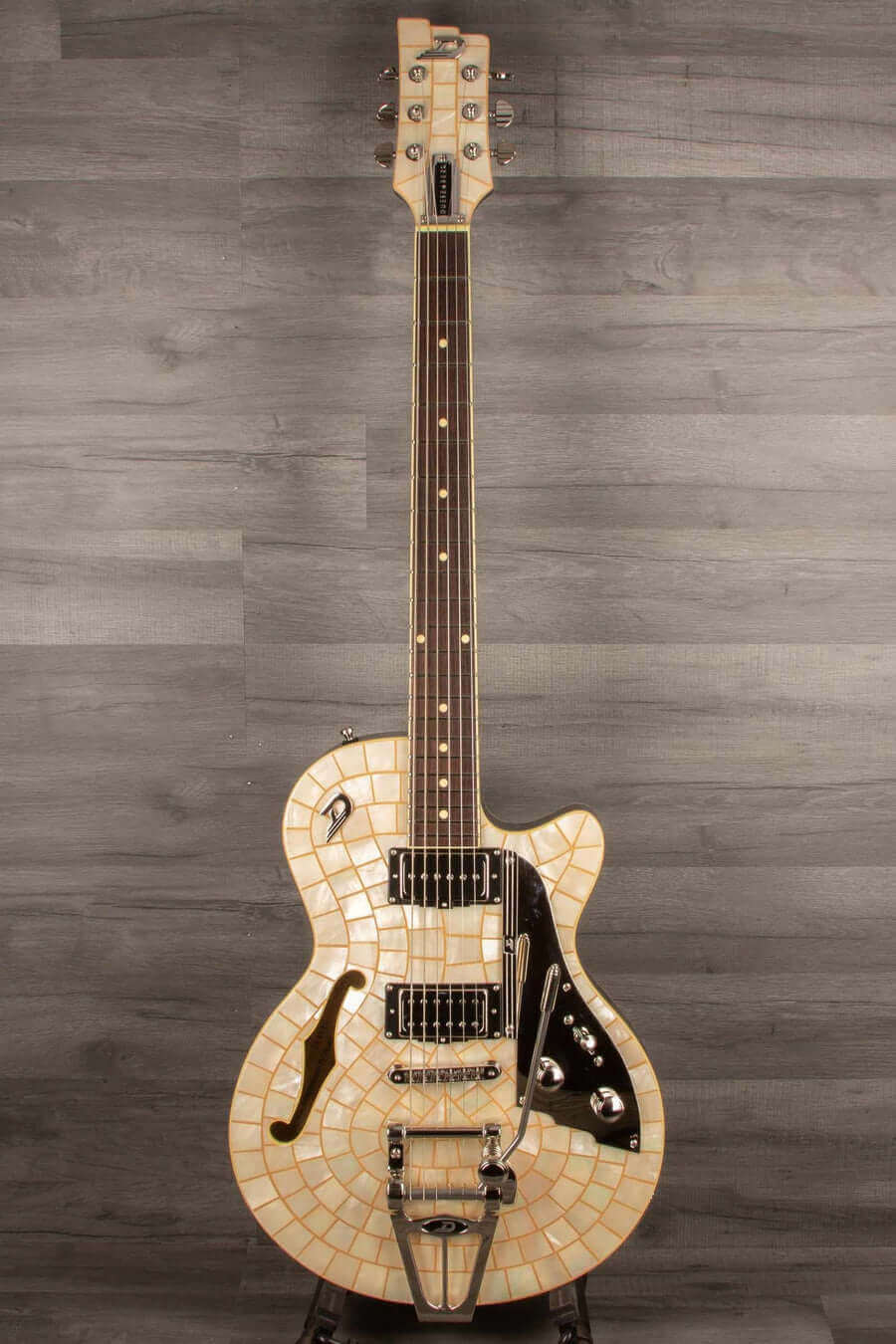 Duesenberg Starplayer Tv Electric Guitar Ice Pearl With Hard Case