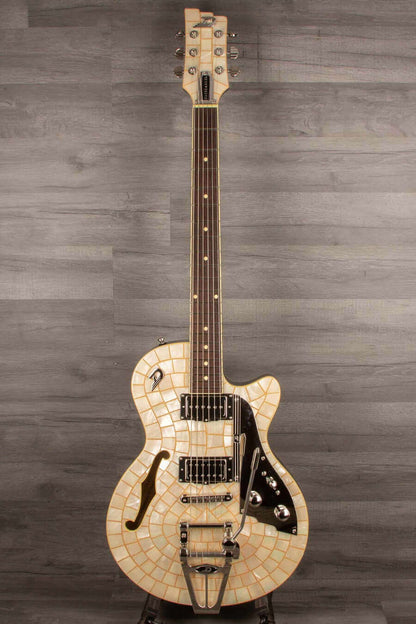 Duesenberg Starplayer Tv Electric Guitar Ice Pearl With Hard Case
