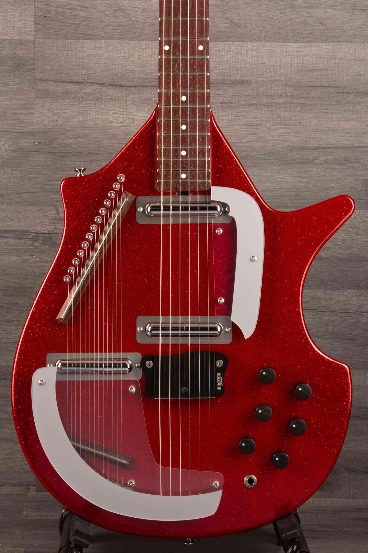 Danelectro Large Sitar Red metalflake - MusicStreet