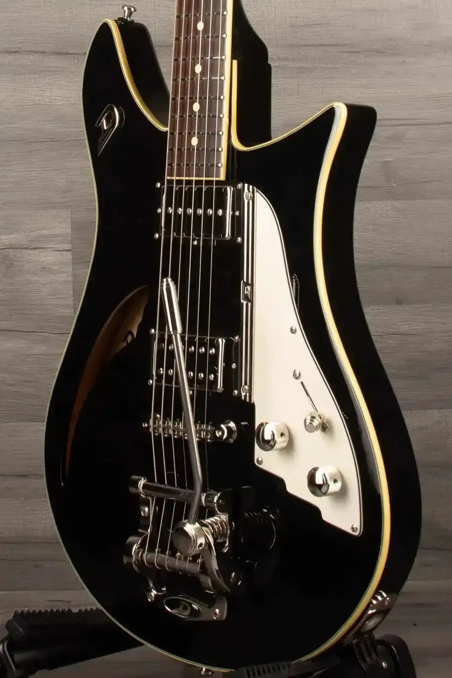 Duesenberg Double Cat Electric Guitar - Black - MusicStreet