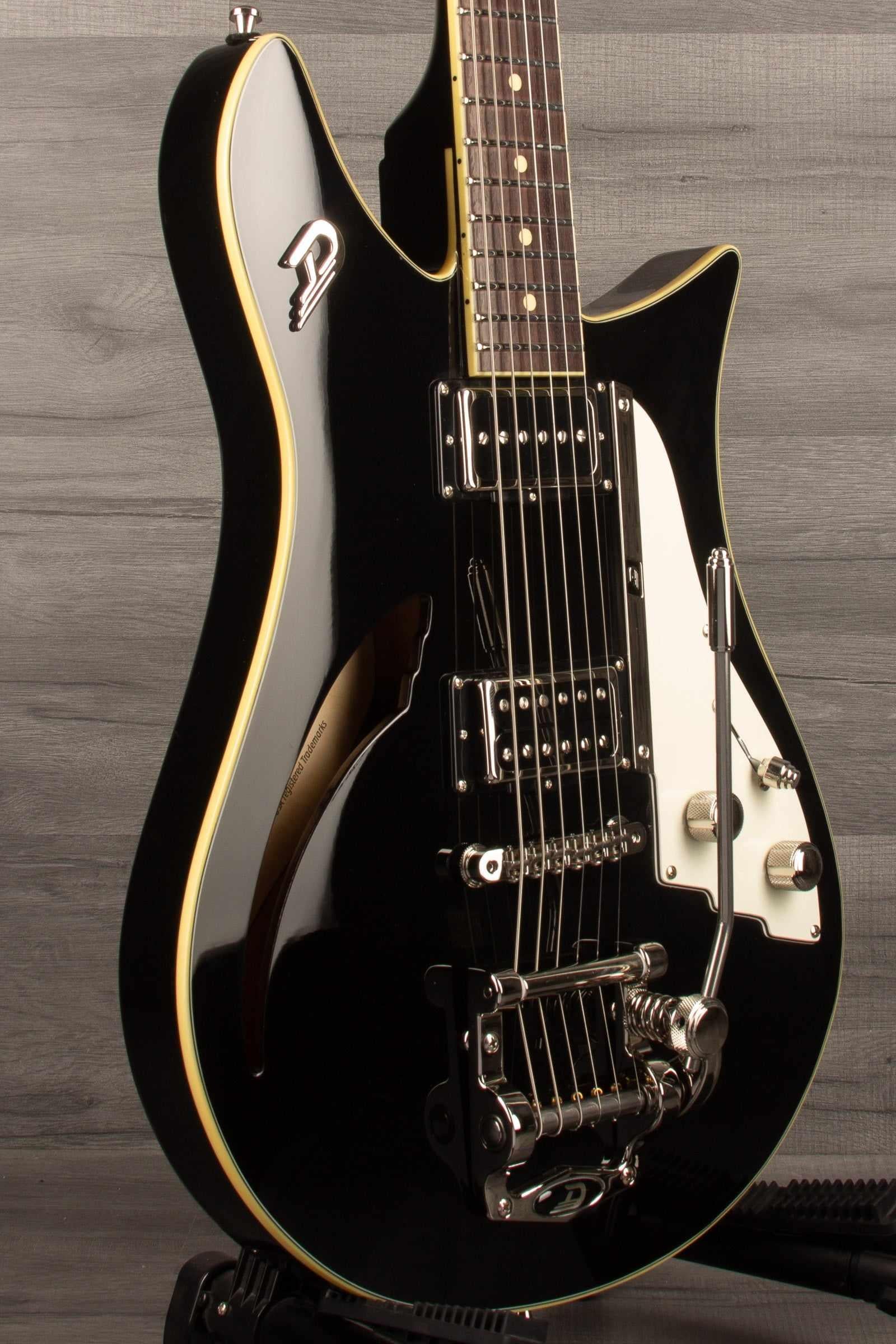 Duesenberg Double Cat Electric Guitar - Black