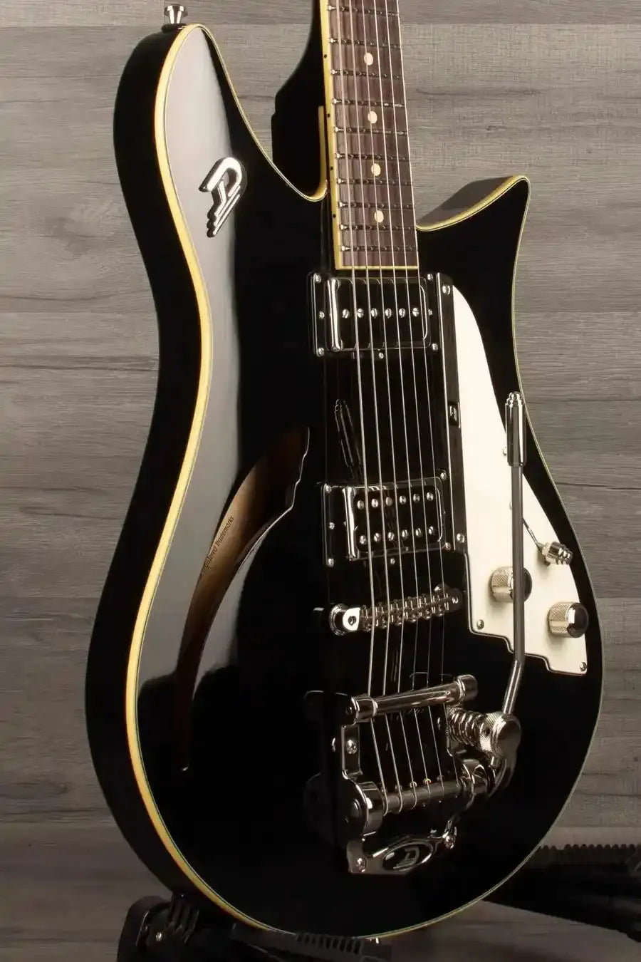 Duesenberg Double Cat Electric Guitar - Black - MusicStreet