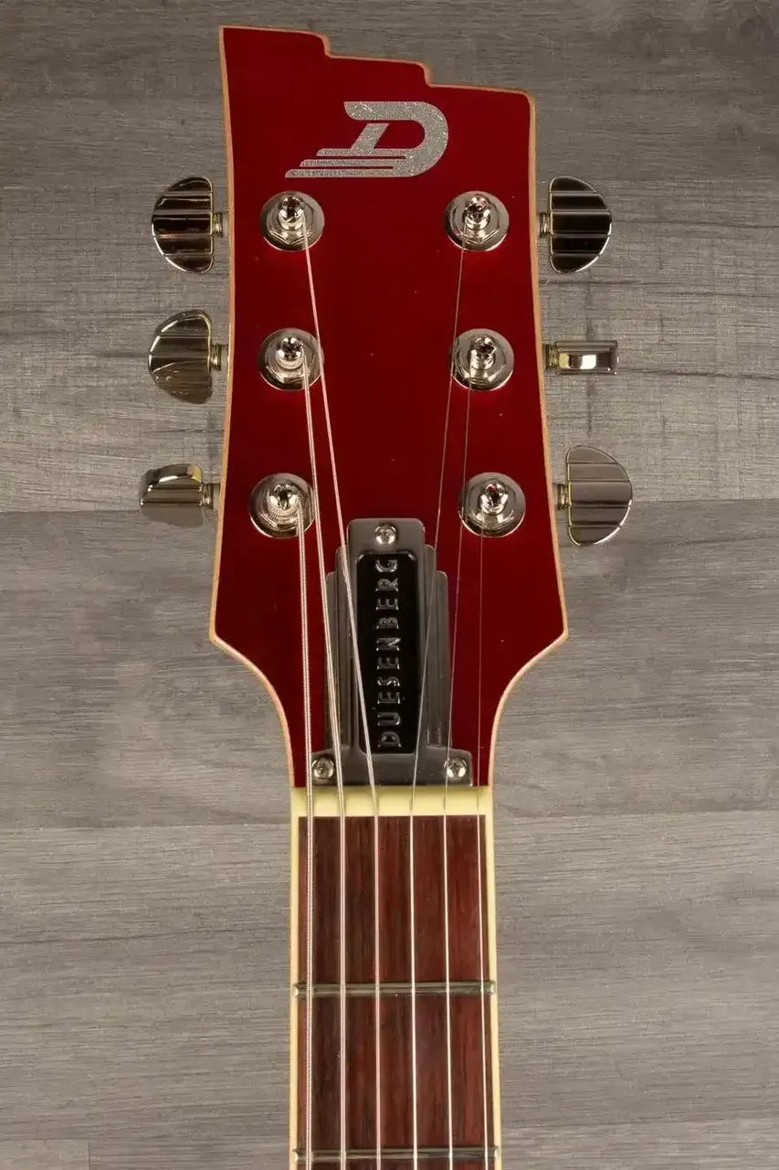 Duesenberg Starplayer TV Electric Guitar - Duotone Catalina Red & White - MusicStreet