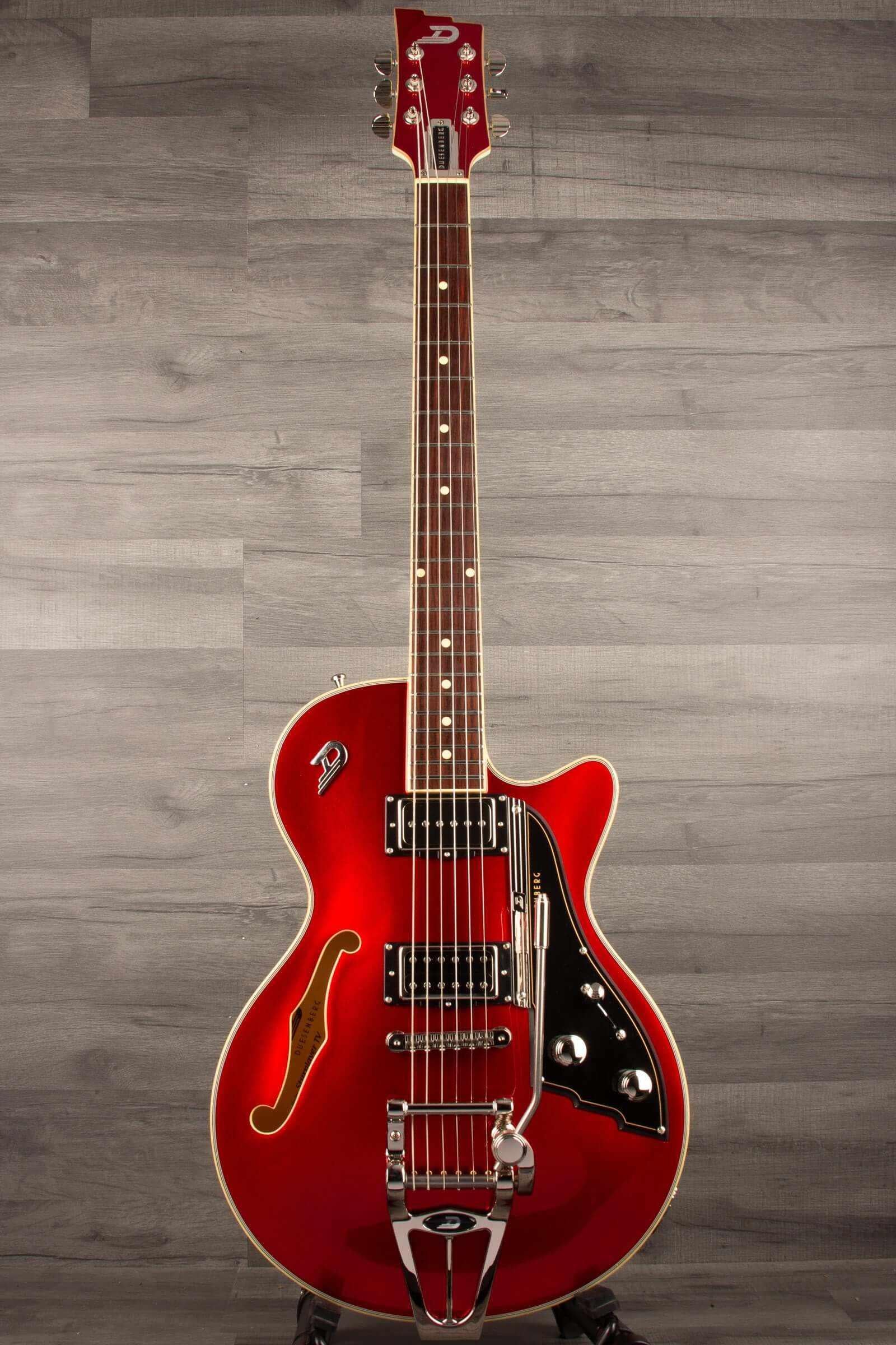 Duesenberg Starplayer TV Electric Guitar - Duotone Catalina Red & White