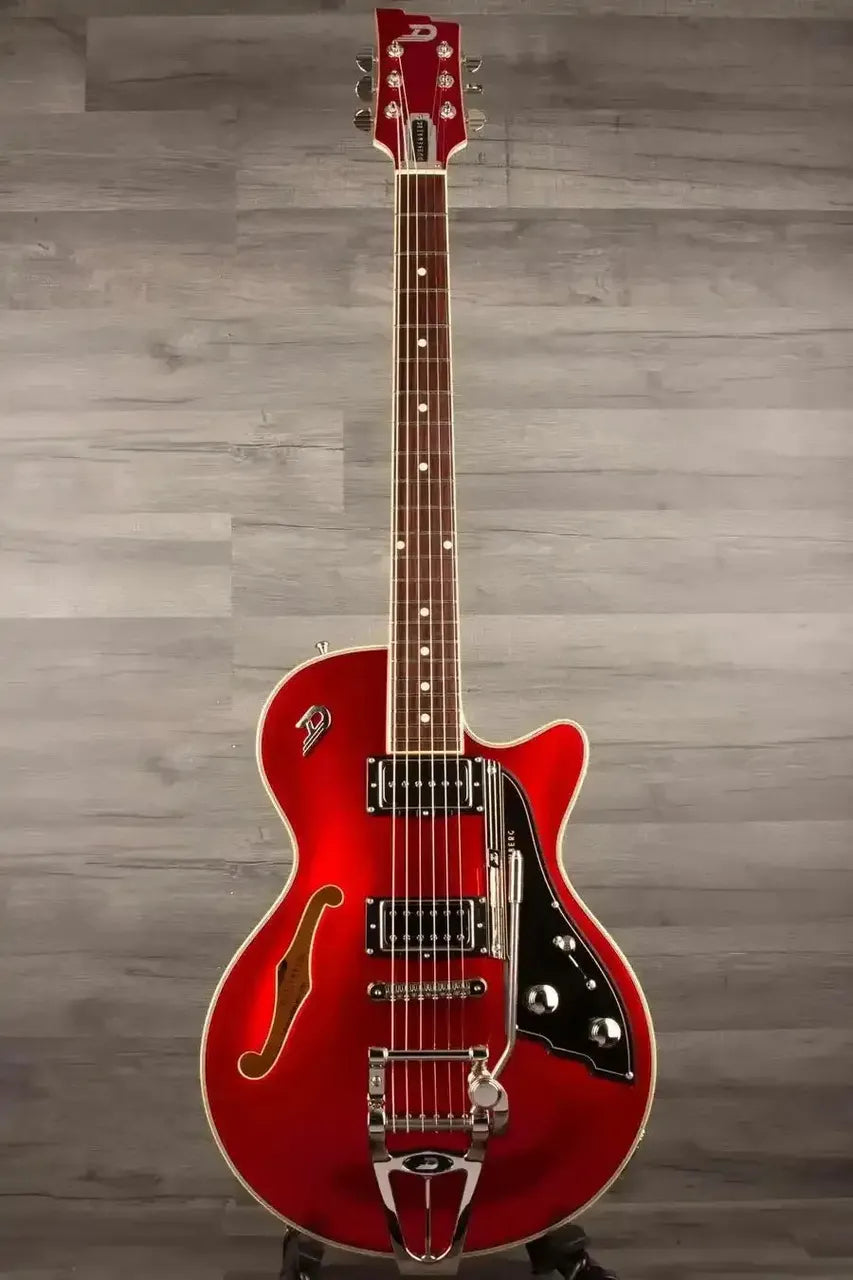 Duesenberg Starplayer TV Electric Guitar - Duotone Catalina Red & White - MusicStreet