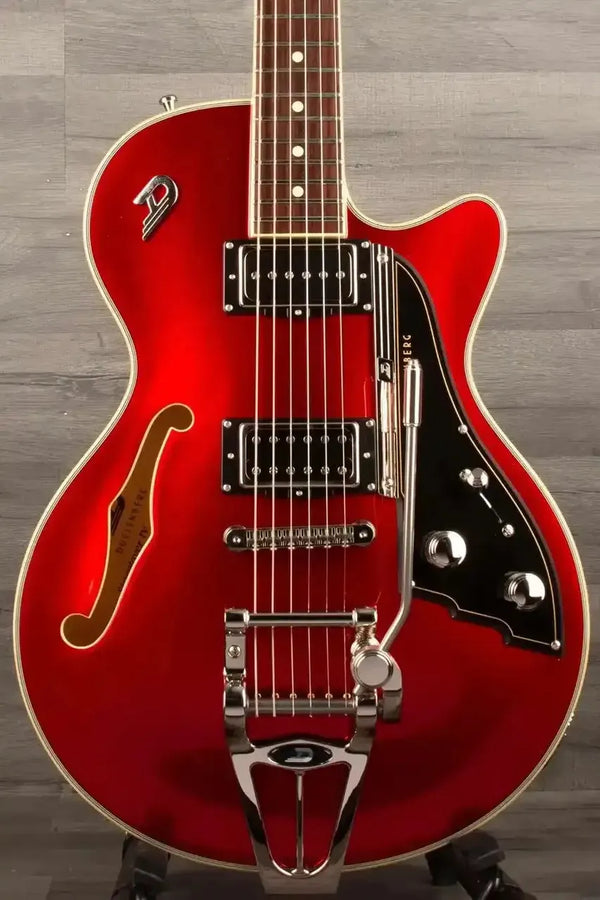 Duesenberg Starplayer TV Electric Guitar - Duotone Catalina Red & White - MusicStreet