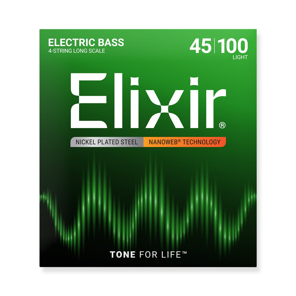 Elixir 45-100 Nanoweb Coated Bass Strings