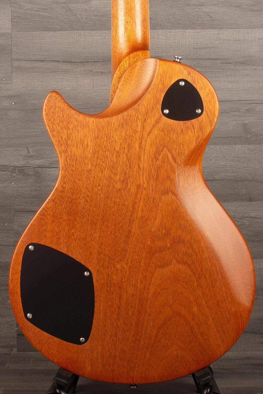 Patrick James Eggle Macon Carved Top Electric Guitar - Blackburst, Master Grade Quilt s#31117
