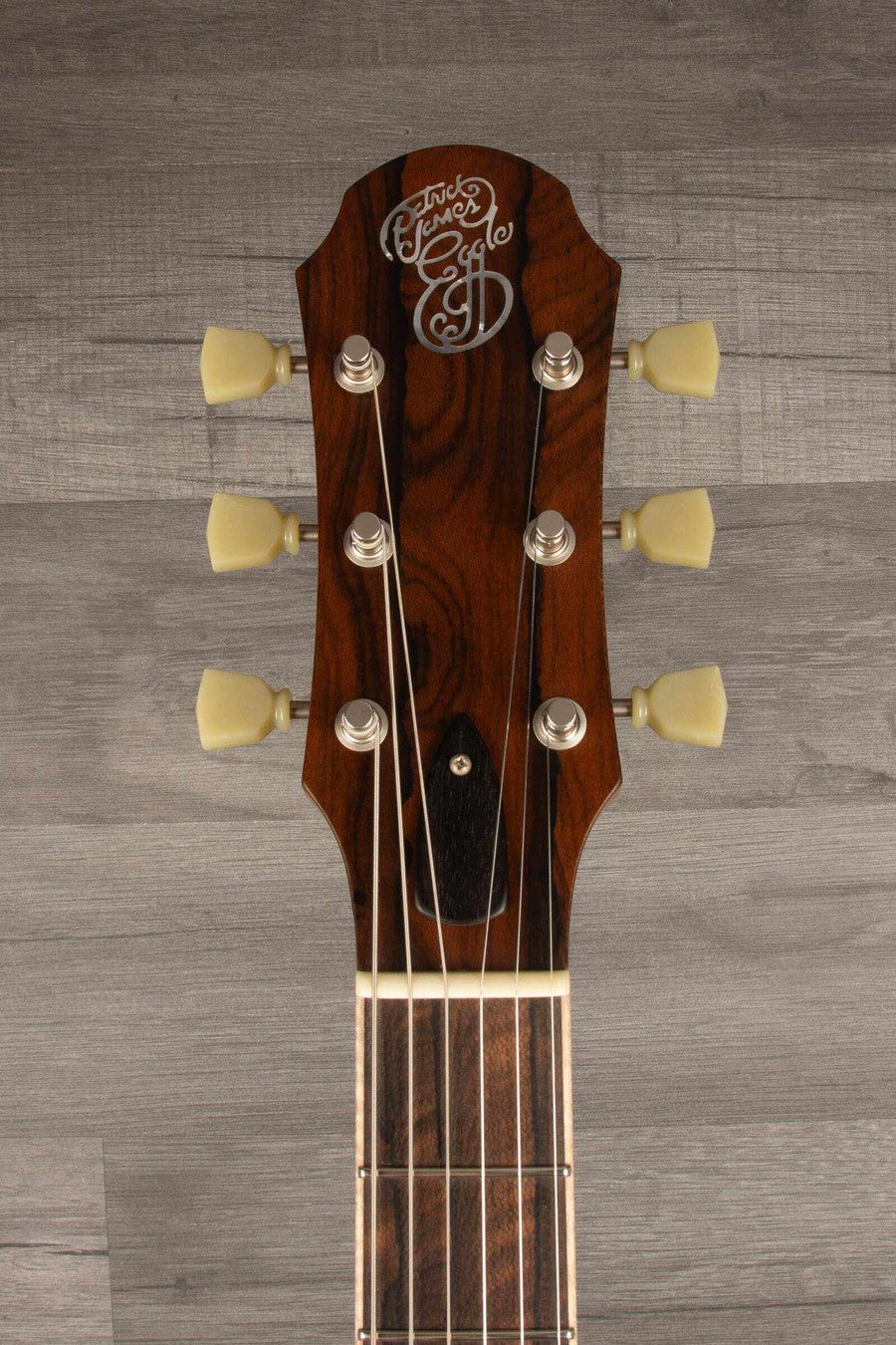 Patrick James Eggle Macon Carved Top Electric Guitar - Blackburst, Master Grade Quilt s#31117