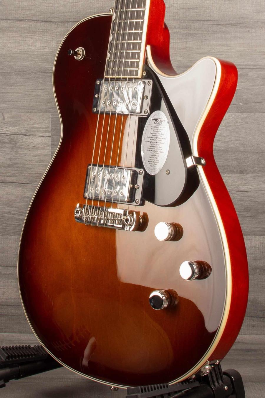 Gretsch Electromatic® Premier Jet™, Ebony Fingerboard, Robusto Burst - MusicStreet