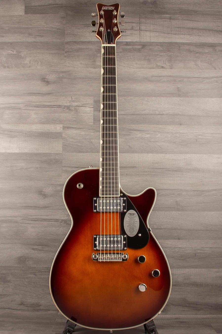 Gretsch Electromatic® Premier Jet™, Ebony Fingerboard, Robusto Burst - MusicStreet