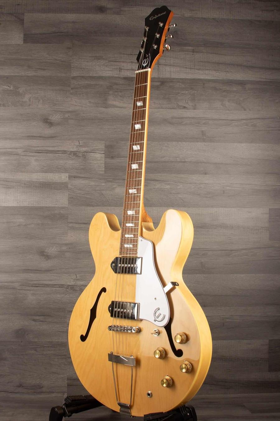 USED -  Epiphone Casino Electric Guitar - Natural - MusicStreet