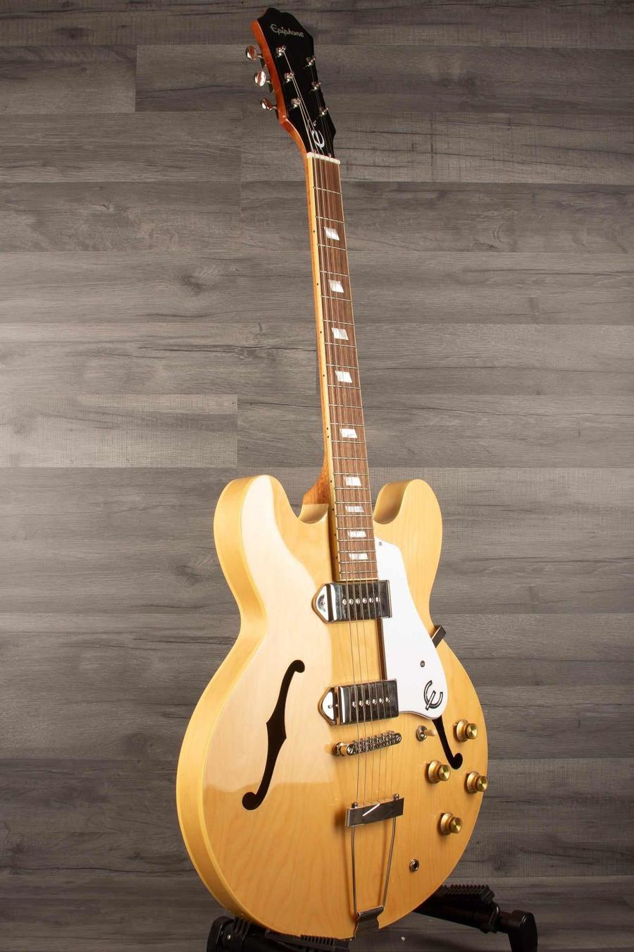 USED -  Epiphone Casino Electric Guitar - Natural - MusicStreet