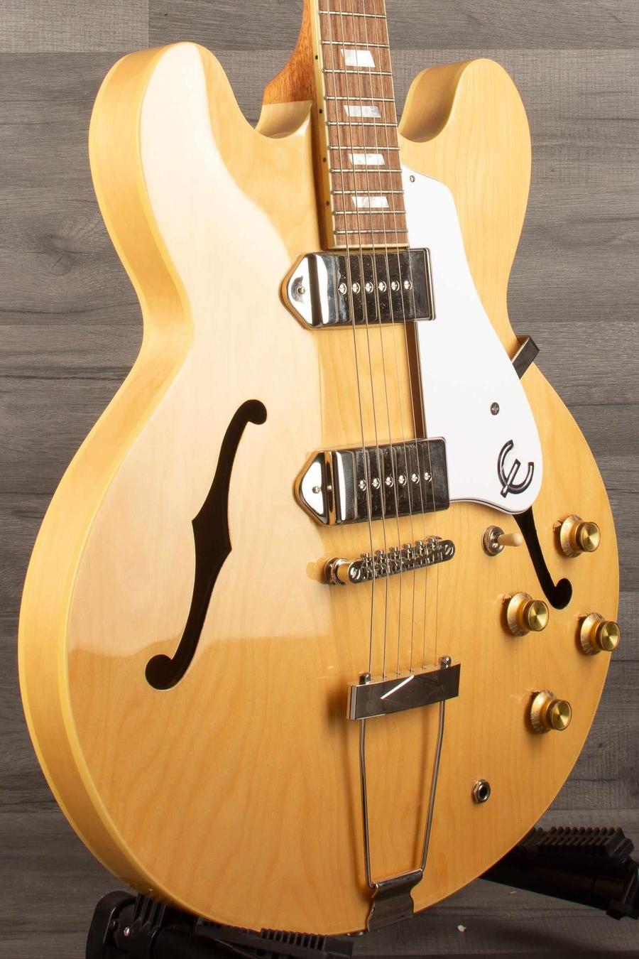 USED -  Epiphone Casino Electric Guitar - Natural - MusicStreet