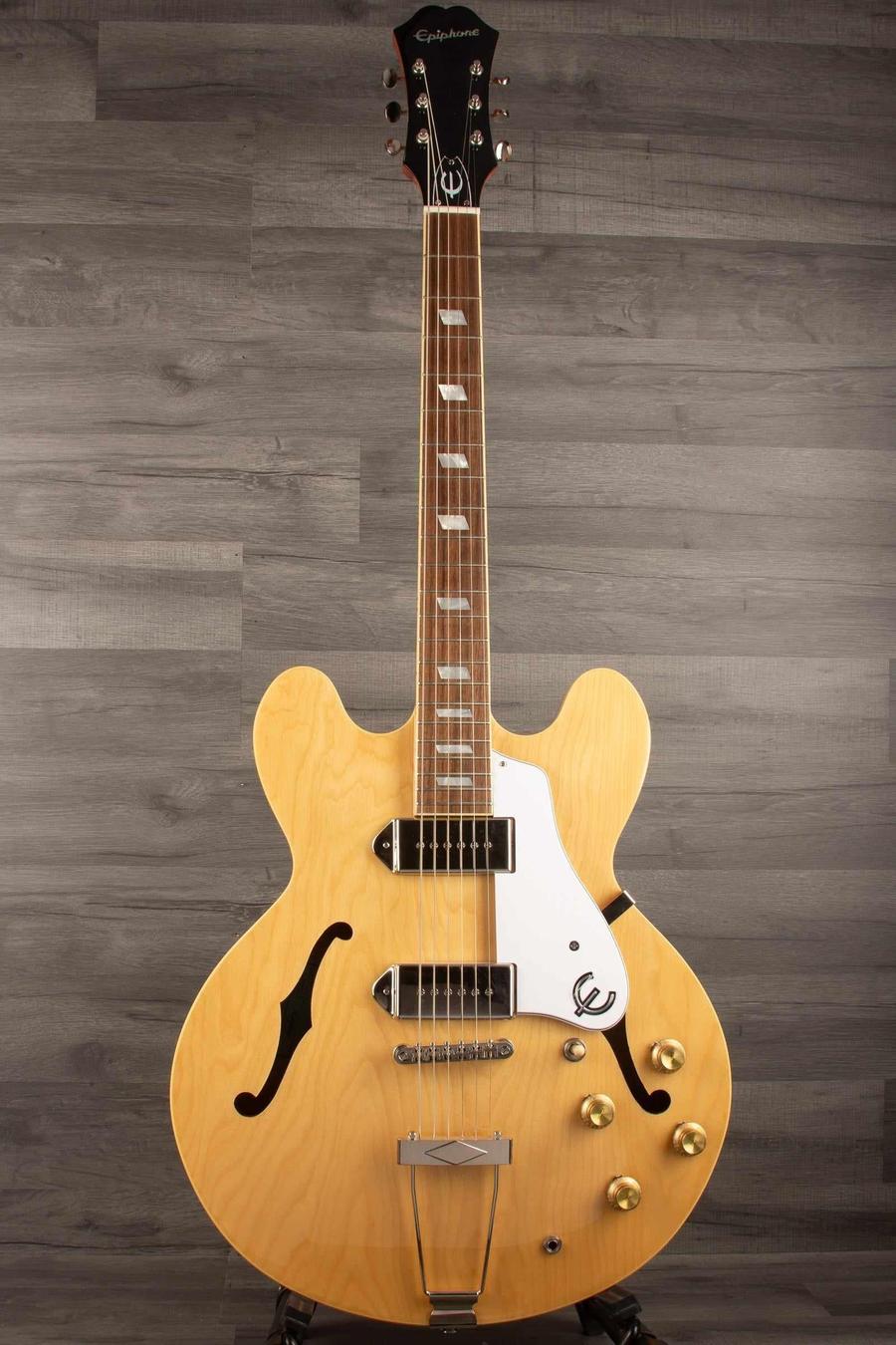 USED -  Epiphone Casino Electric Guitar - Natural - MusicStreet