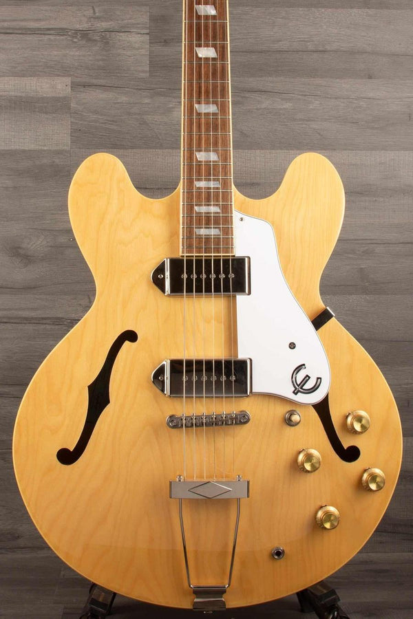 USED -  Epiphone Casino Electric Guitar - Natural - MusicStreet