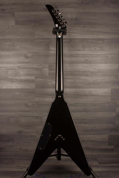 Epiphone Dave Mustaine Flying V Custom Electric Guitar, Metallic Black (Incl. Hard Case)