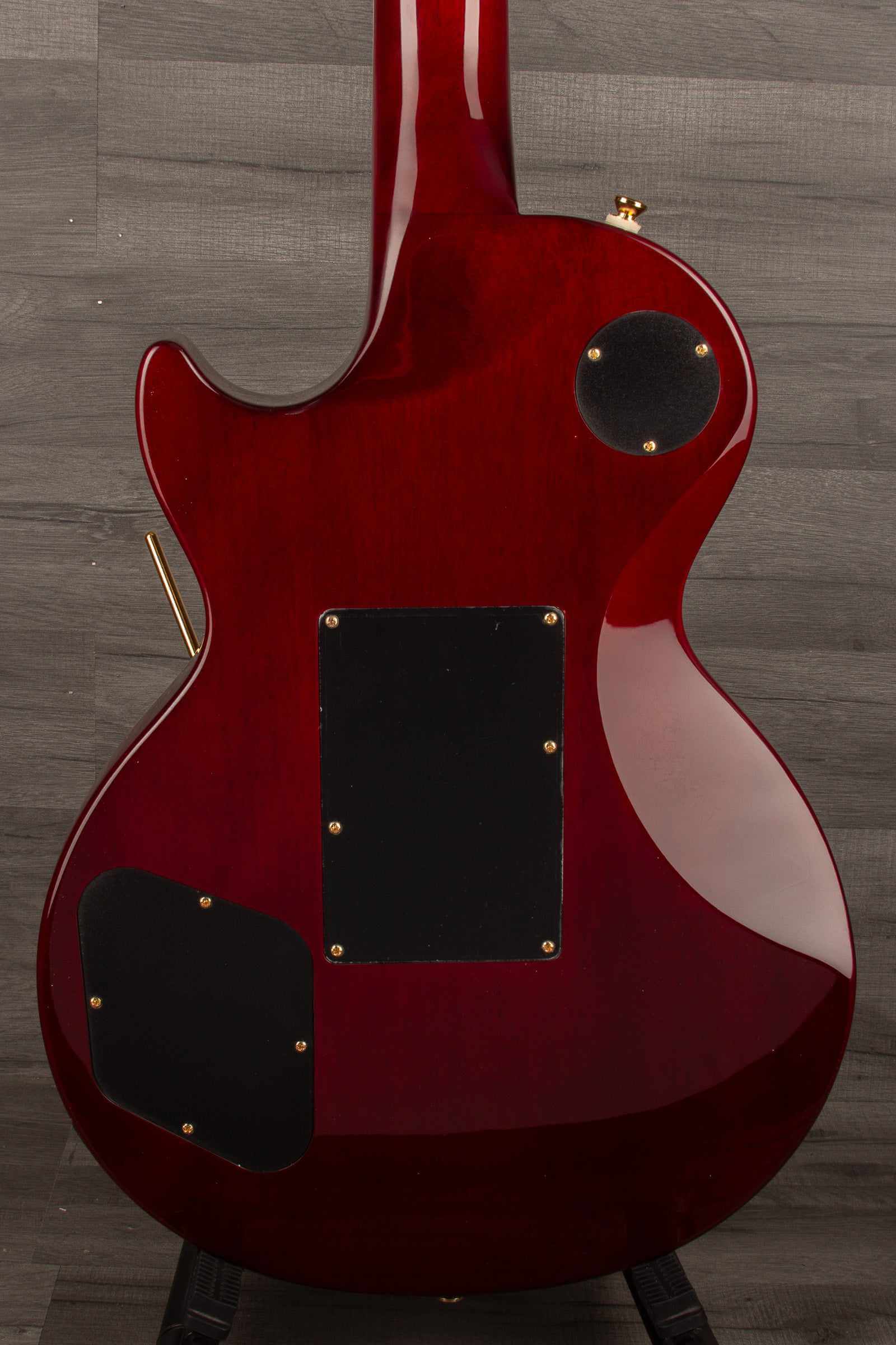 Epiphone Alex Lifeson Les Paul Custom Axcess Quilt Electric Guitar - Ruby (Incl. Hard Case)