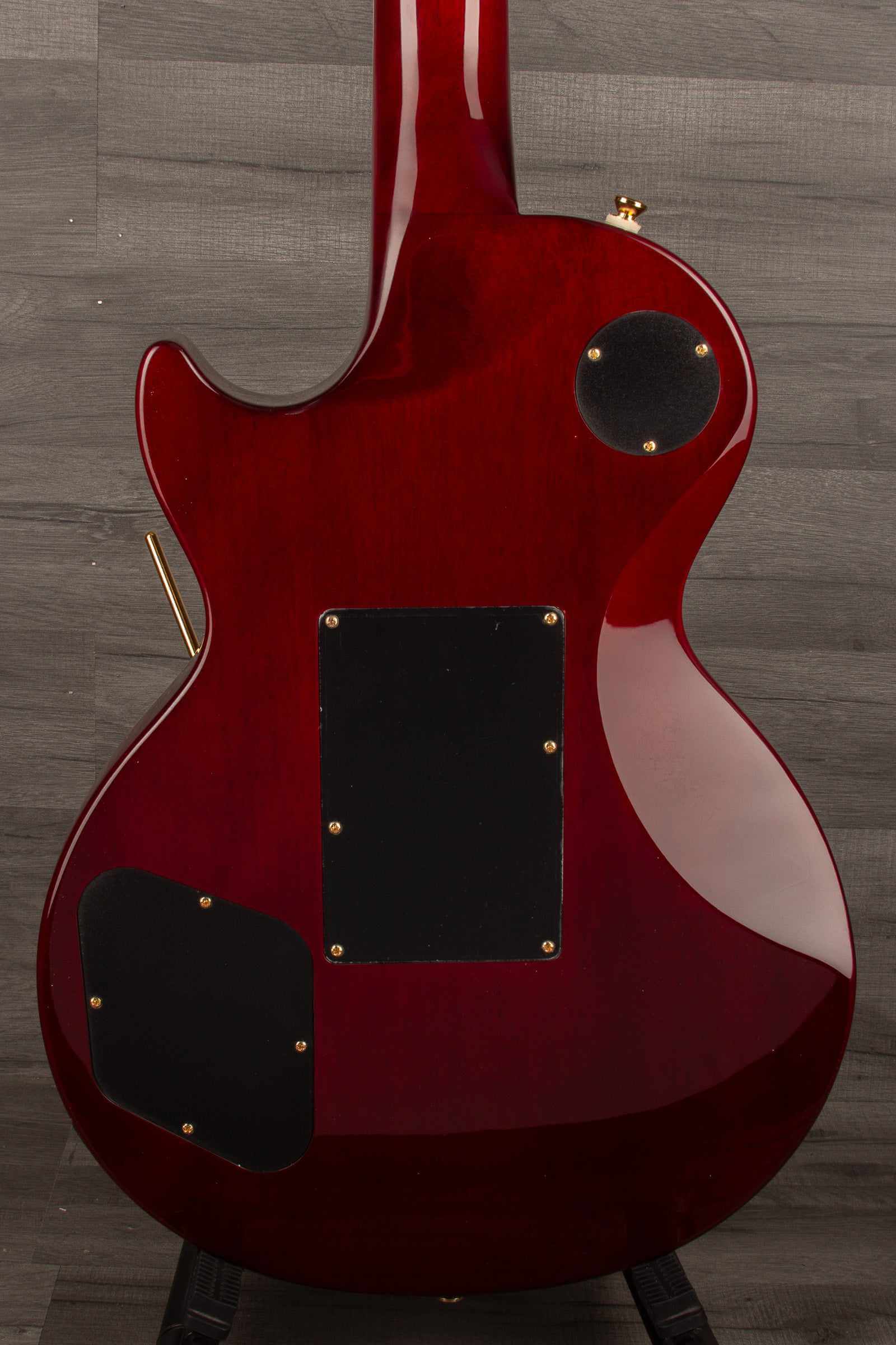 Epiphone Alex Lifeson Les Paul Custom Axcess Quilt - Ruby (Incl. Hard Case) | MusicStreet