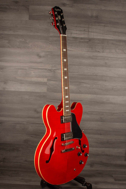 Epiphone Marty Schwartz ES335 Electric Guitar - Cherry (Includes Hard Case)