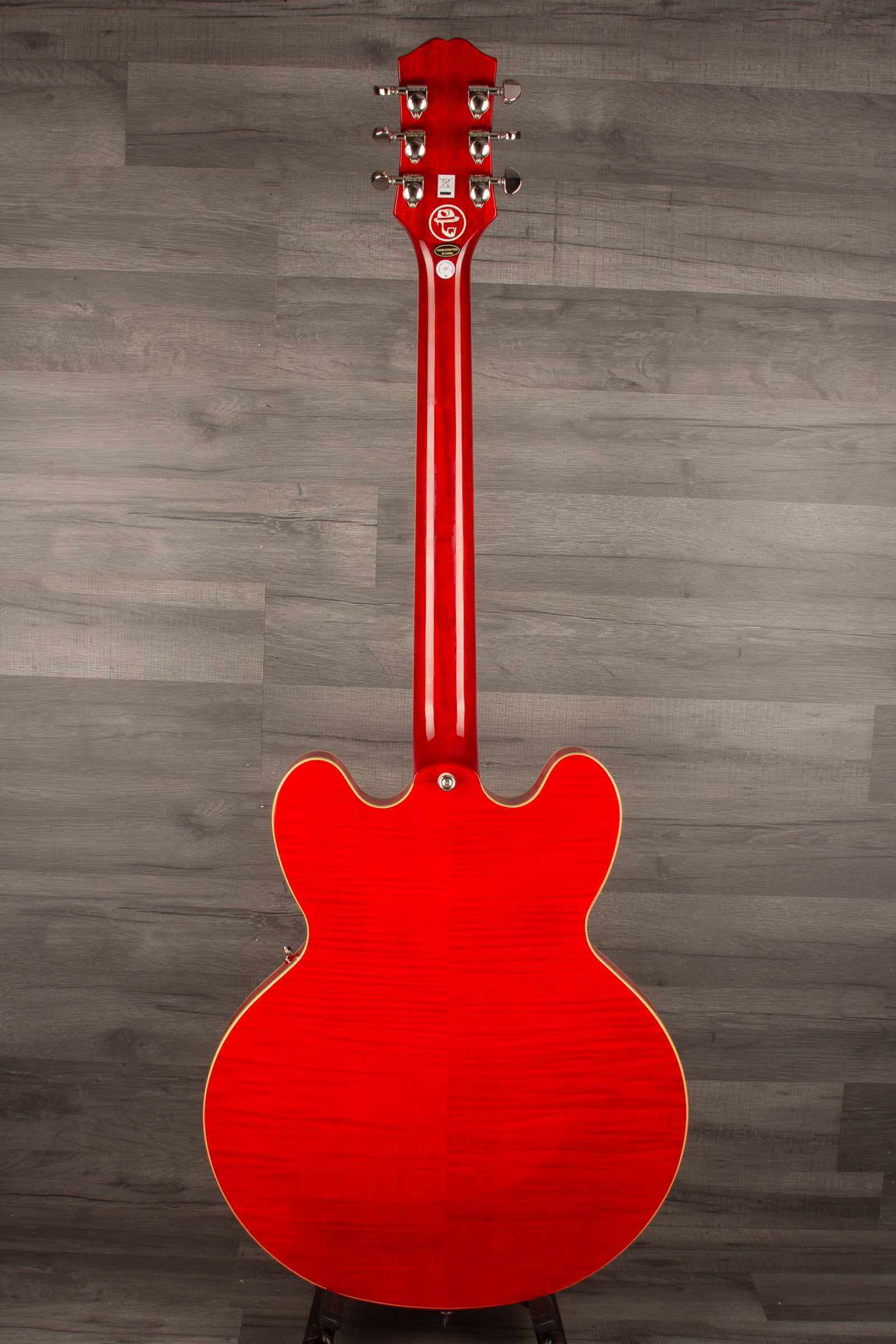 Epiphone Marty Schwartz ES335 Electric Guitar - Cherry (Includes Hard Case)