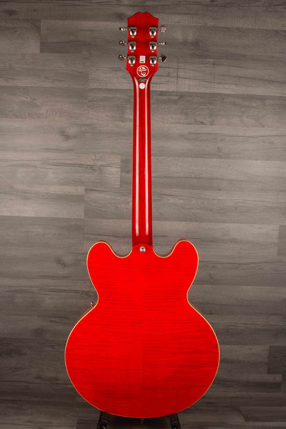Epiphone Marty Schwartz ES335 Electric Guitar - Cherry (Includes Hard Case)
