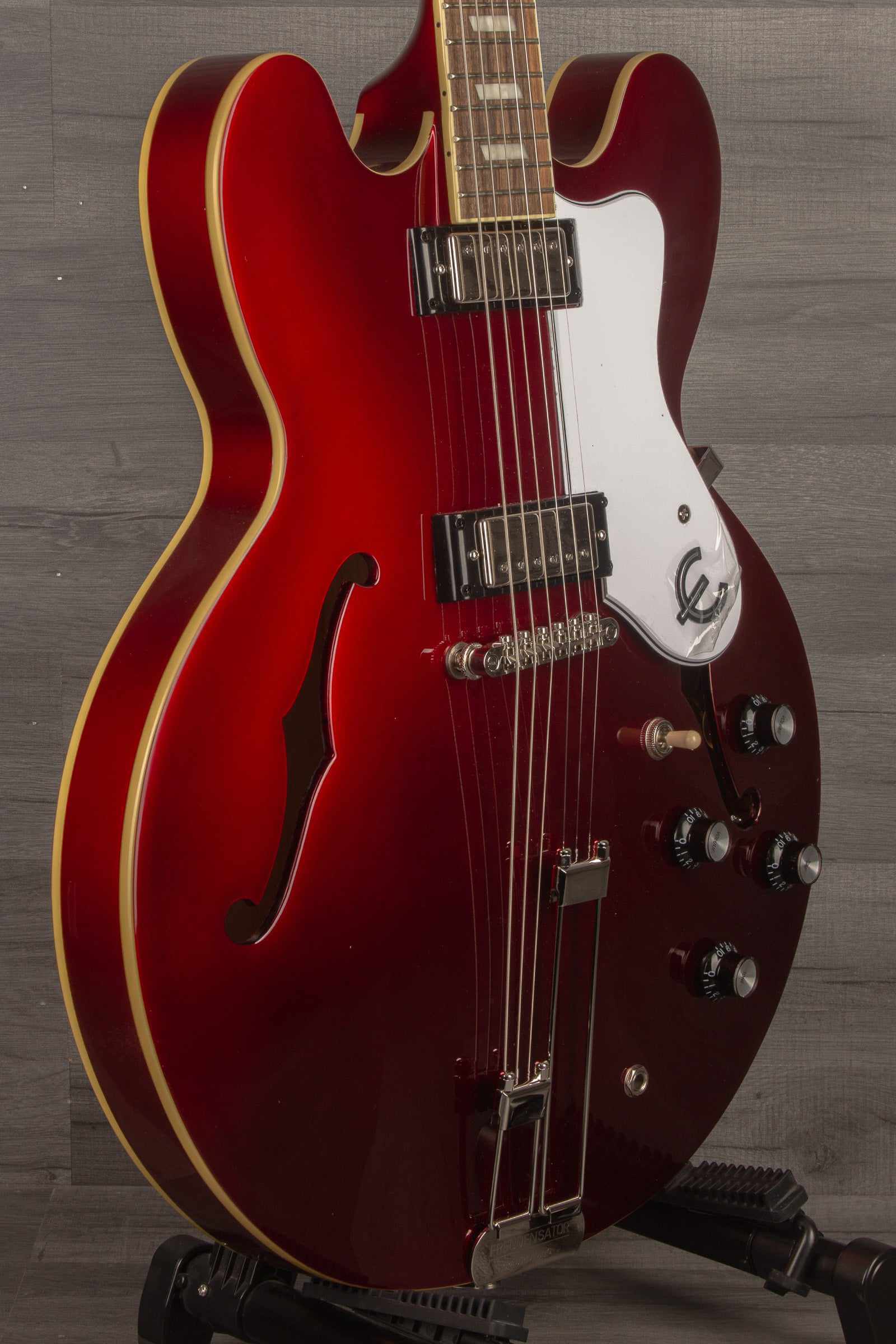 Epiphone Riviera Frequensator Electric Guitar - Sparkling Burgundy