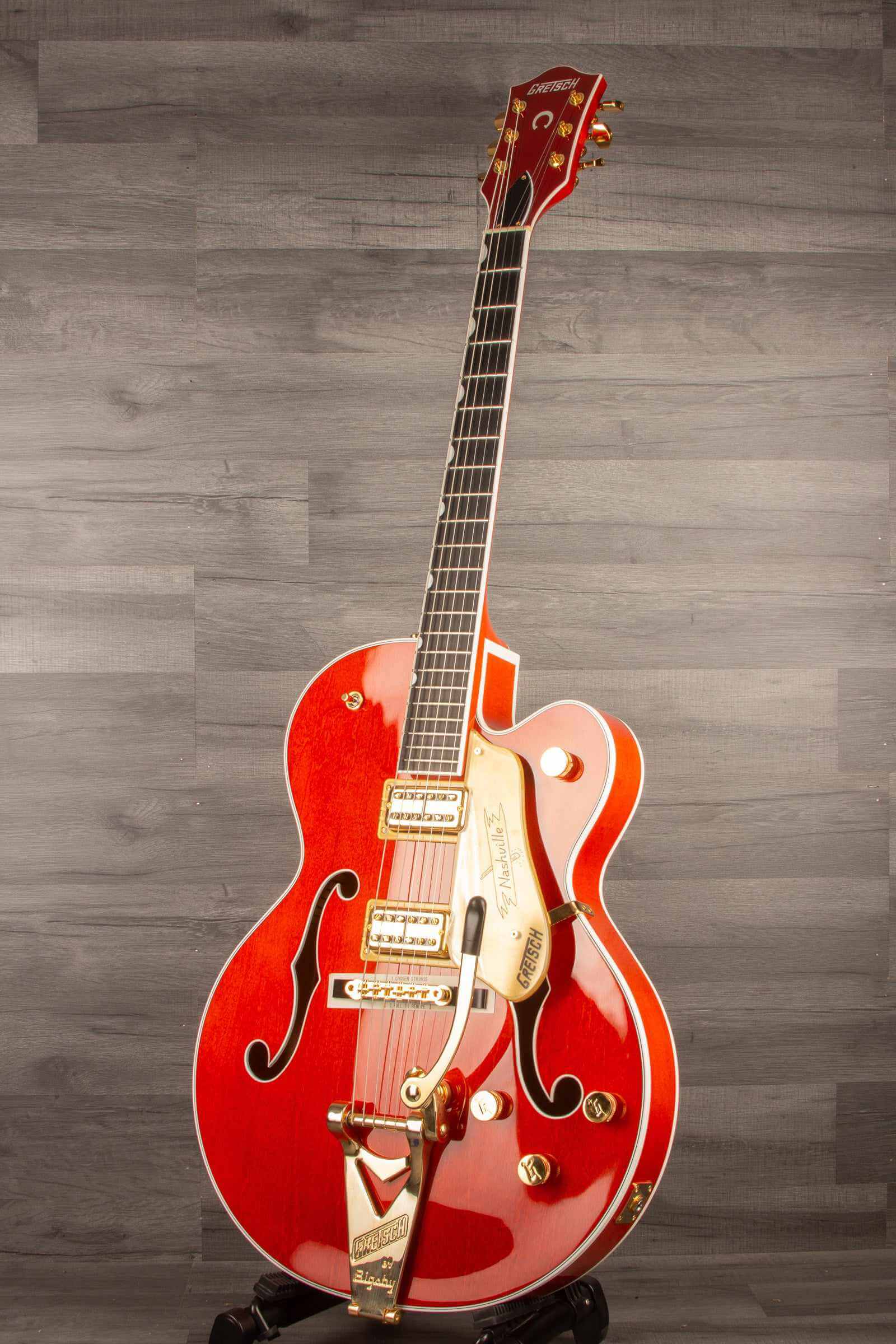 Gretsch G6120TG-PE Pro Player Edition Nashville Electric Guitar - Orange Stain