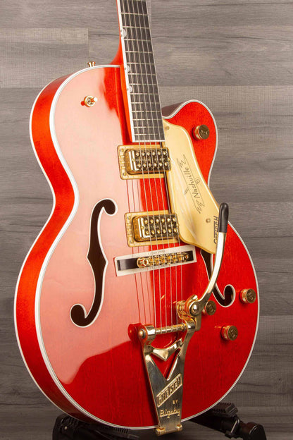 Gretsch G6120TG-PE Pro Player Edition Nashville Electric Guitar - Orange Stain