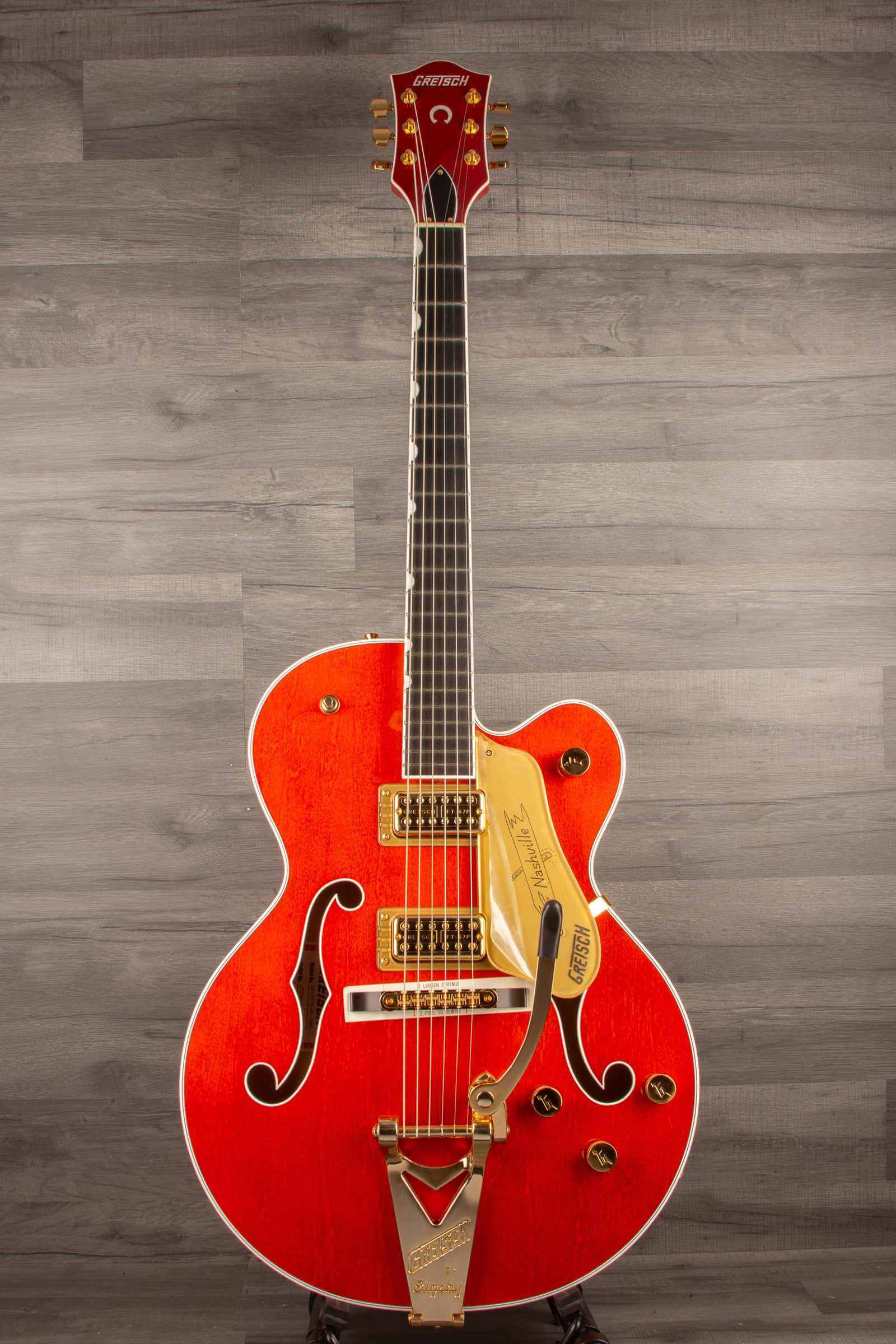 Gretsch G6120TG-PE Pro Player Edition Nashville Electric Guitar - Orange Stain