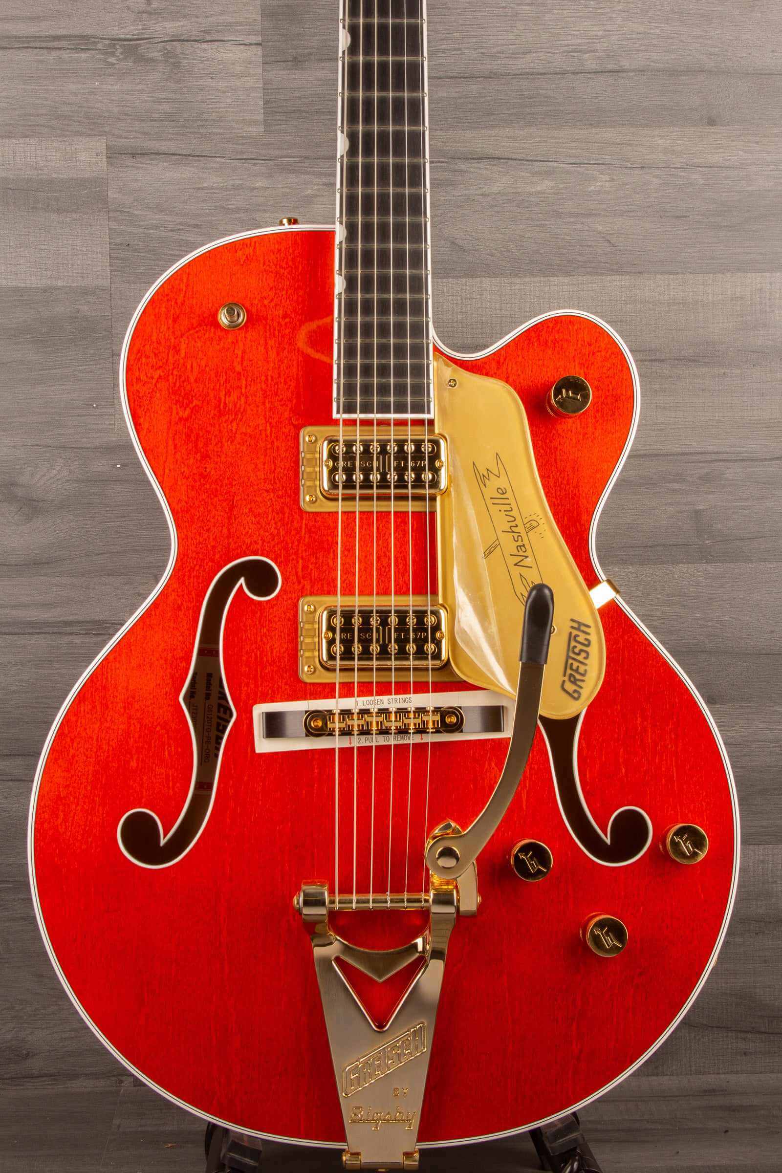 Gretsch G6120TG-PE Pro Player Edition Nashville Electric Guitar - Orange Stain