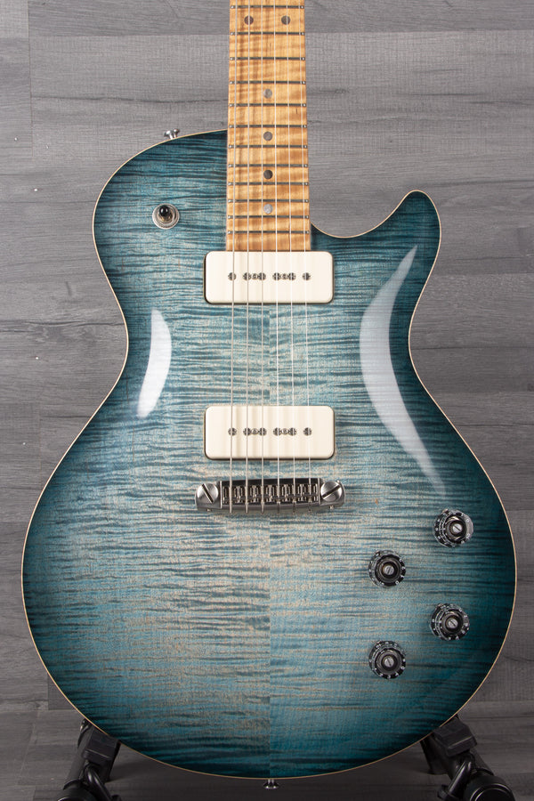 Patrick James Eggle Macon Carved Top SC Electric Guitar (#31116) - Roasted Maple Neck, P90 Pickups