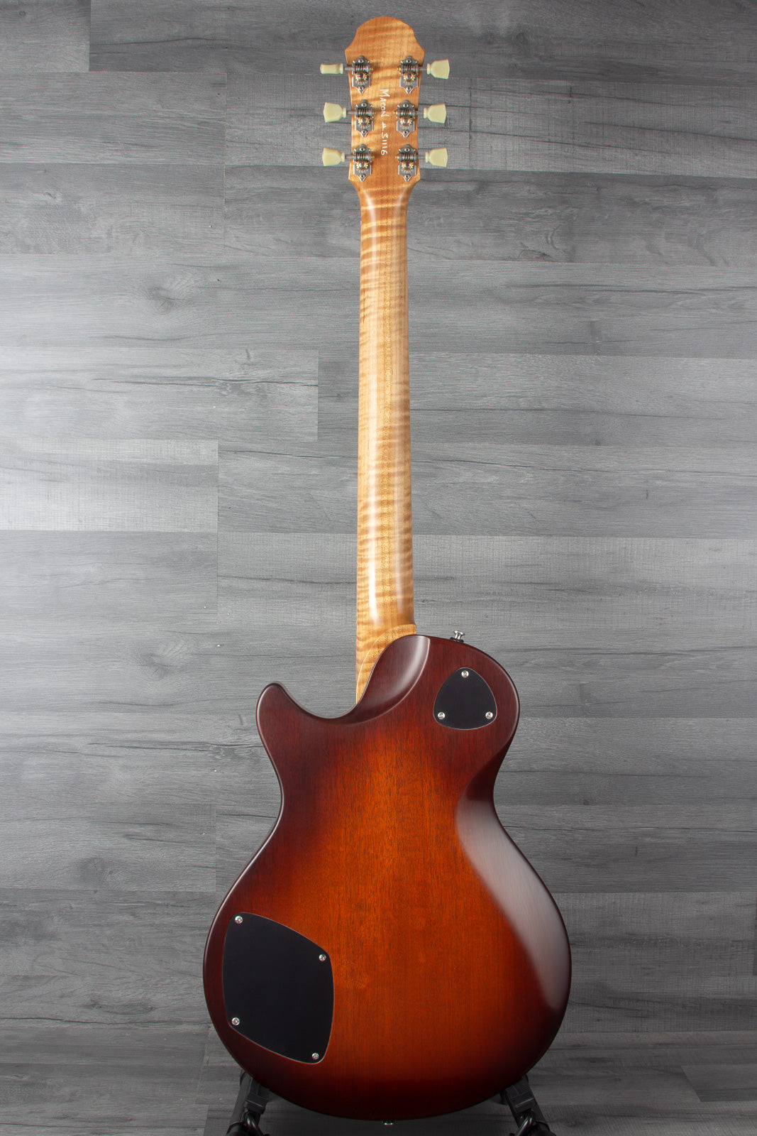 Patrick James Eggle Macon Carved Top SC Electric Guitar (#31116) - Roasted Maple Neck, P90 Pickups
