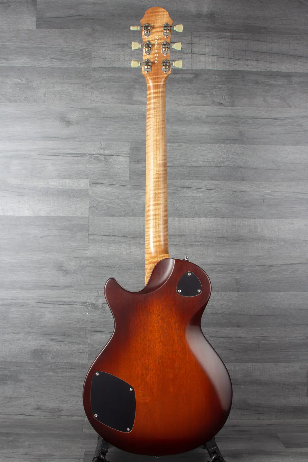 Patrick James Eggle Macon Carved Top SC Electric Guitar (#31116) - Roasted Maple Neck, P90 Pickups